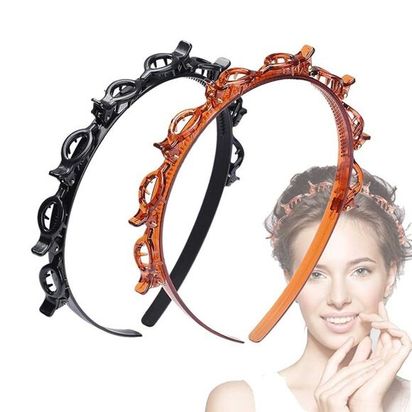 Accessories - 2 Pcs Bangs Hairstyle Hairpin Headband,Women Girls Fashion Hair Accessories